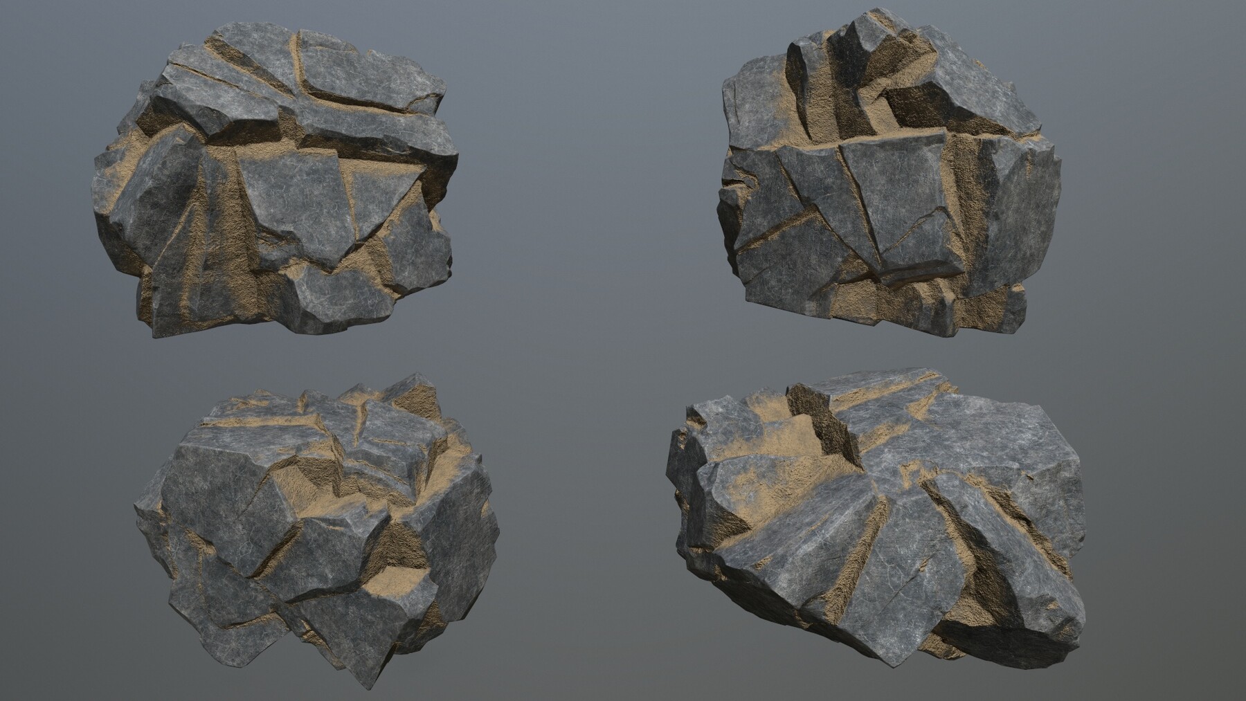 ArtStation - desert cliff rocks | Game Assets