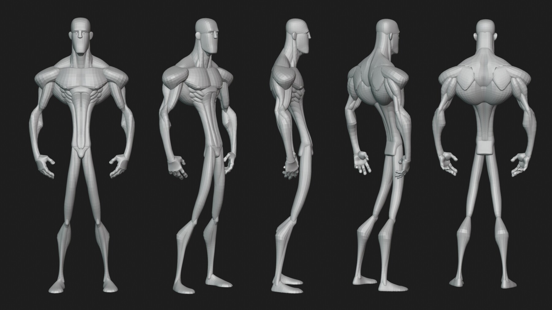 ArtStation - Cartoon Anatomy Blockout | Resources