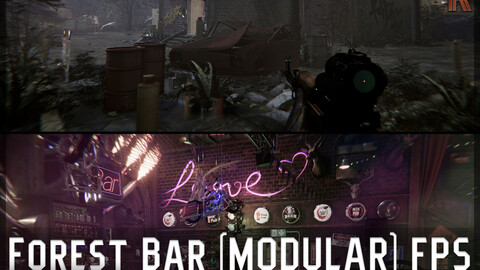 FOREST BAR (Modular)-FPS UNITY