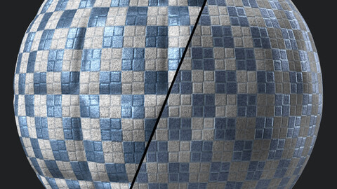 Fabric Materials 45- Stitched Fabric By Sbsar | Pbr 4k Seamless