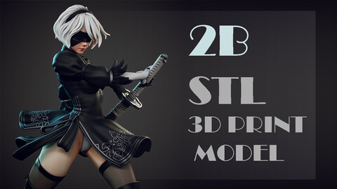 2B 3d Print model STL