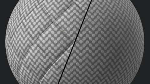 Fabric Materials 48- Stitched Fabric By Sbsar | Pbr 4k Seamless