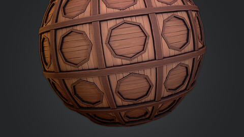 Stylized Oriental Ceiling Tile - Substance 3D Designer