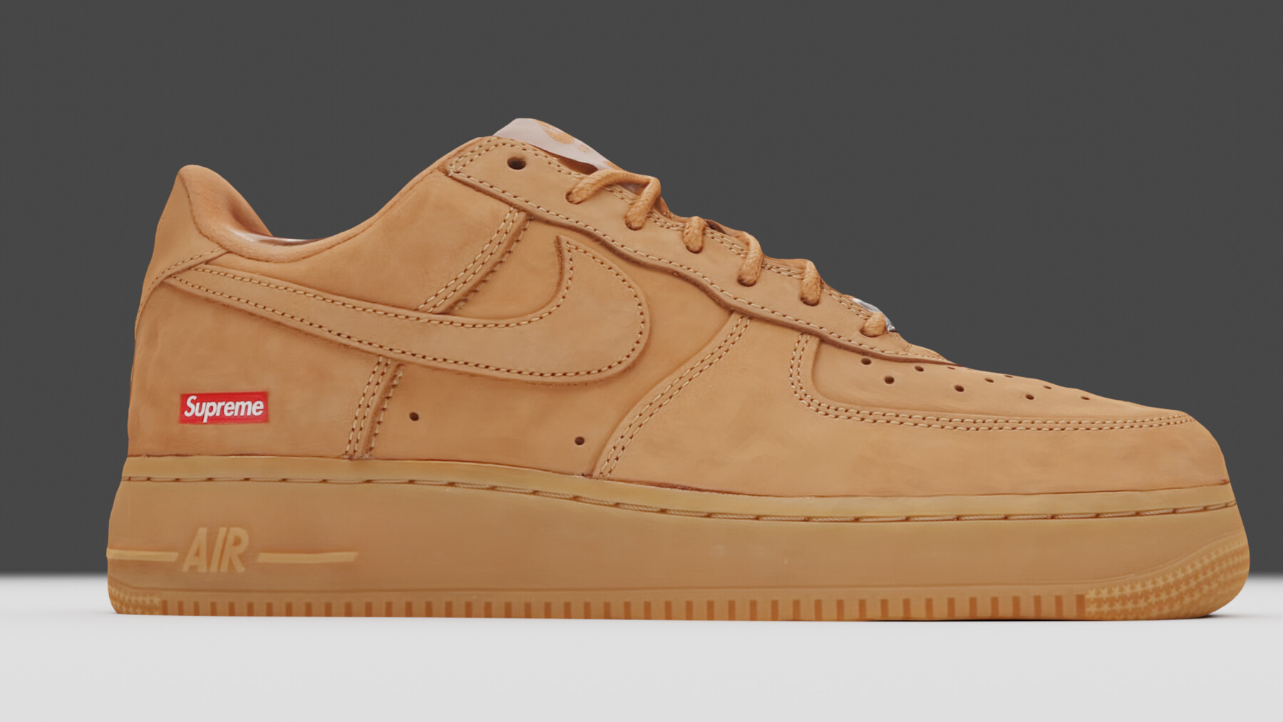 ArtStation   Nike Air Force 1 Low SP Supreme Wheat   Game Assets