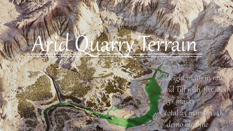 Arid Quarry Terrain