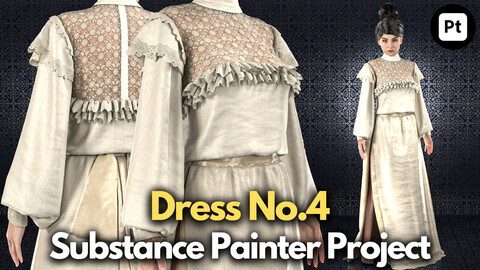 Dress No.4: Substance Painter Project