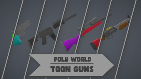 Poly World - Toon Guns