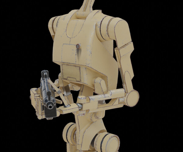 ArtStation - B1 Battle Droid | Game Assets