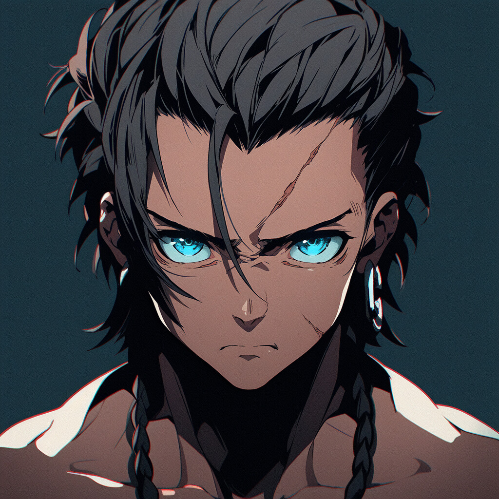 ArtStation - anime boy profile sample