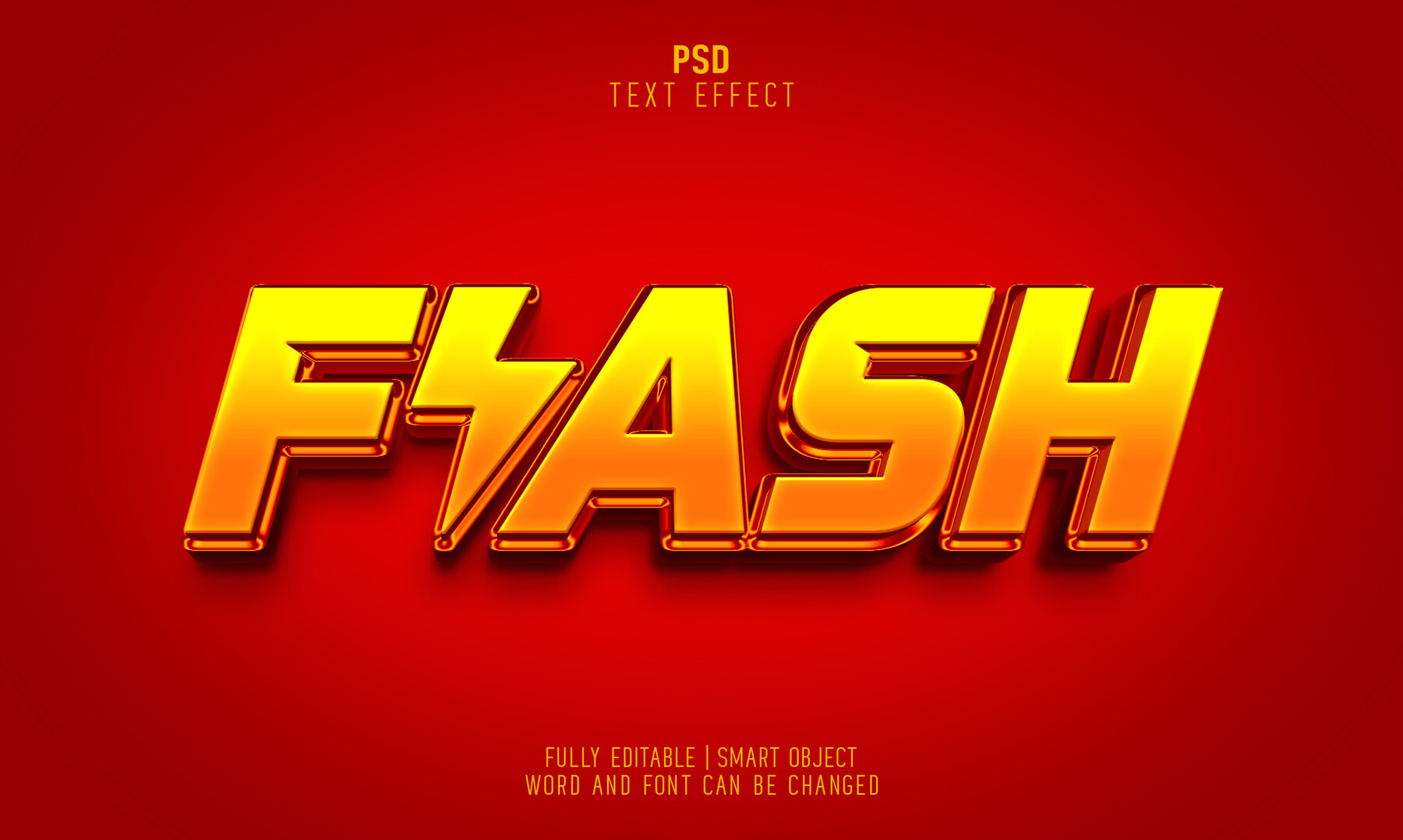 Flash slot machine text effect