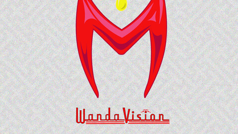 Wandavision SVG / Vector Comics Logo / Cricut File / Print