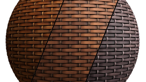 Wicker materials 14- Sbsar PBR 4k Seamless