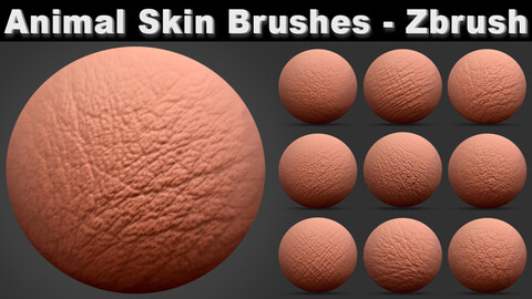 Animal Skin Brushes  - Zbrush