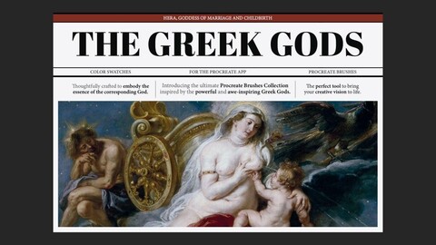 Hera Procreate Kit | The Greek Gods Collection