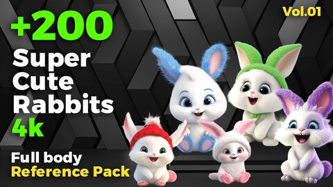 +200 Super Cute Rabbits Concept (4K)