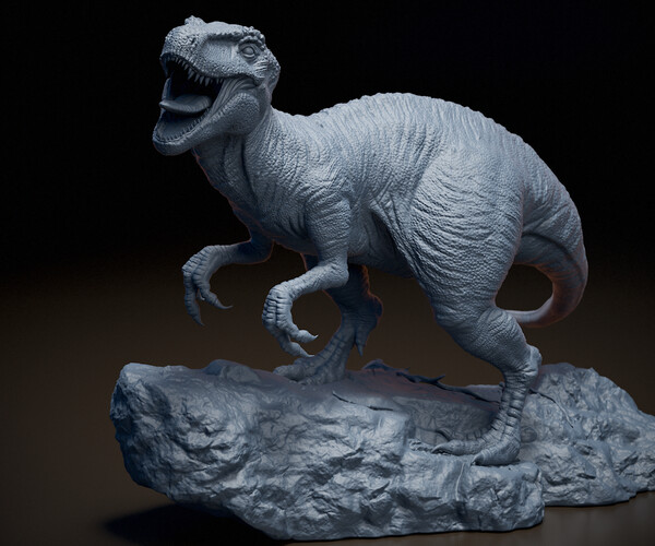 ArtStation - Dinosaur print STL 3D print model | Resources