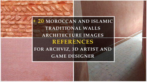 +20 Traditional Moroccan African Walls Image References
