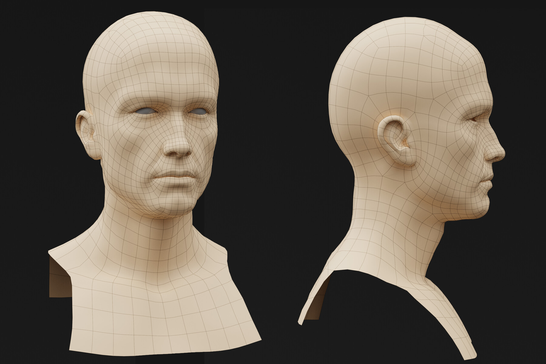 ArtStation - Realistic Human Male Basemesh | Resources