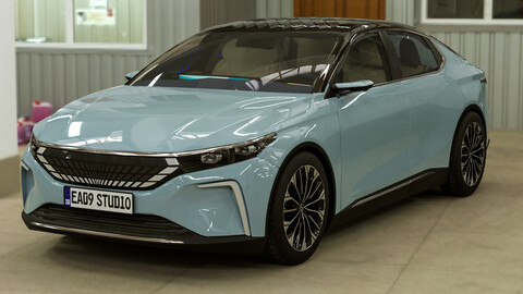 TOGG Concept Sedan 3D 2024