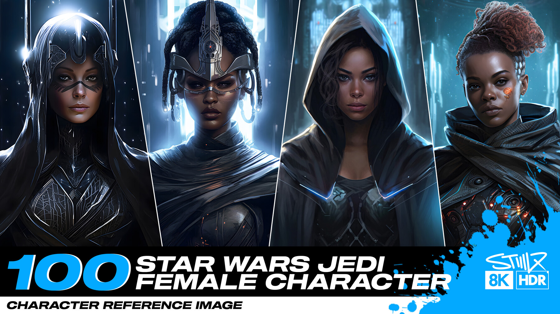 Artstation 100 Star Wars Female Jedi Character 8k Reference Images Artworks