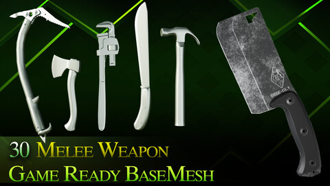 Melee_Weapon (Knife/Axe/case_knife/Tube/Hand_Weapon/Baseball_bat/Hammer/mallet/shovel/Sickle/Hammer/Pickaxe/Brass_knuckles/DOUBLE ENDED_OPEN_SPANNER/Pipe_wrench/Adjustable_wrench/saw/Brick/Bottle/Crowbar_Climbing/Axe)ESEE