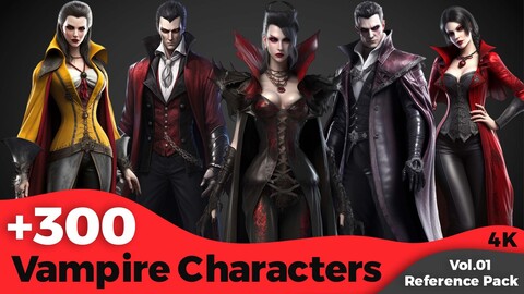 +300 Vampire Character Concept (4K)