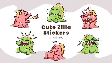 Zilla Stickers