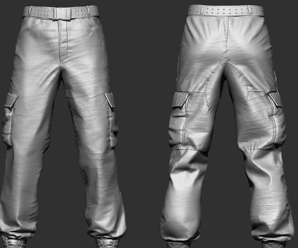ArtStation - Army Pants and Boots highpoly | Game Assets