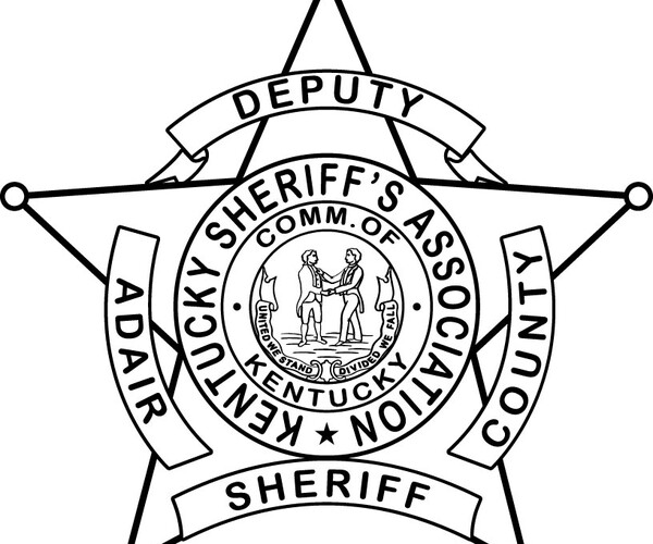 Artstation - Adair County Deputy Sheriff Star Svg Badge Vector Line Art 