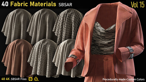 40 Fabric Materials-Vol15-SBSAR