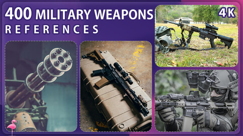 400 Military Weapons Reference Pack – Vol 1