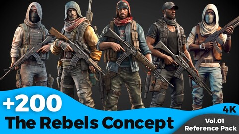 +200 The Rebels Character Concept (4K)