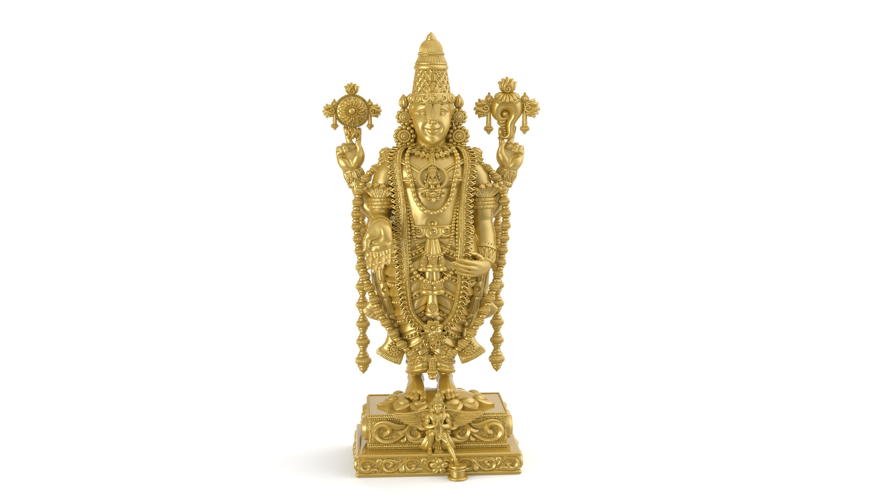 ArtStation - Tirupathi Balaji 3Dprint Model | lord Balaji ...