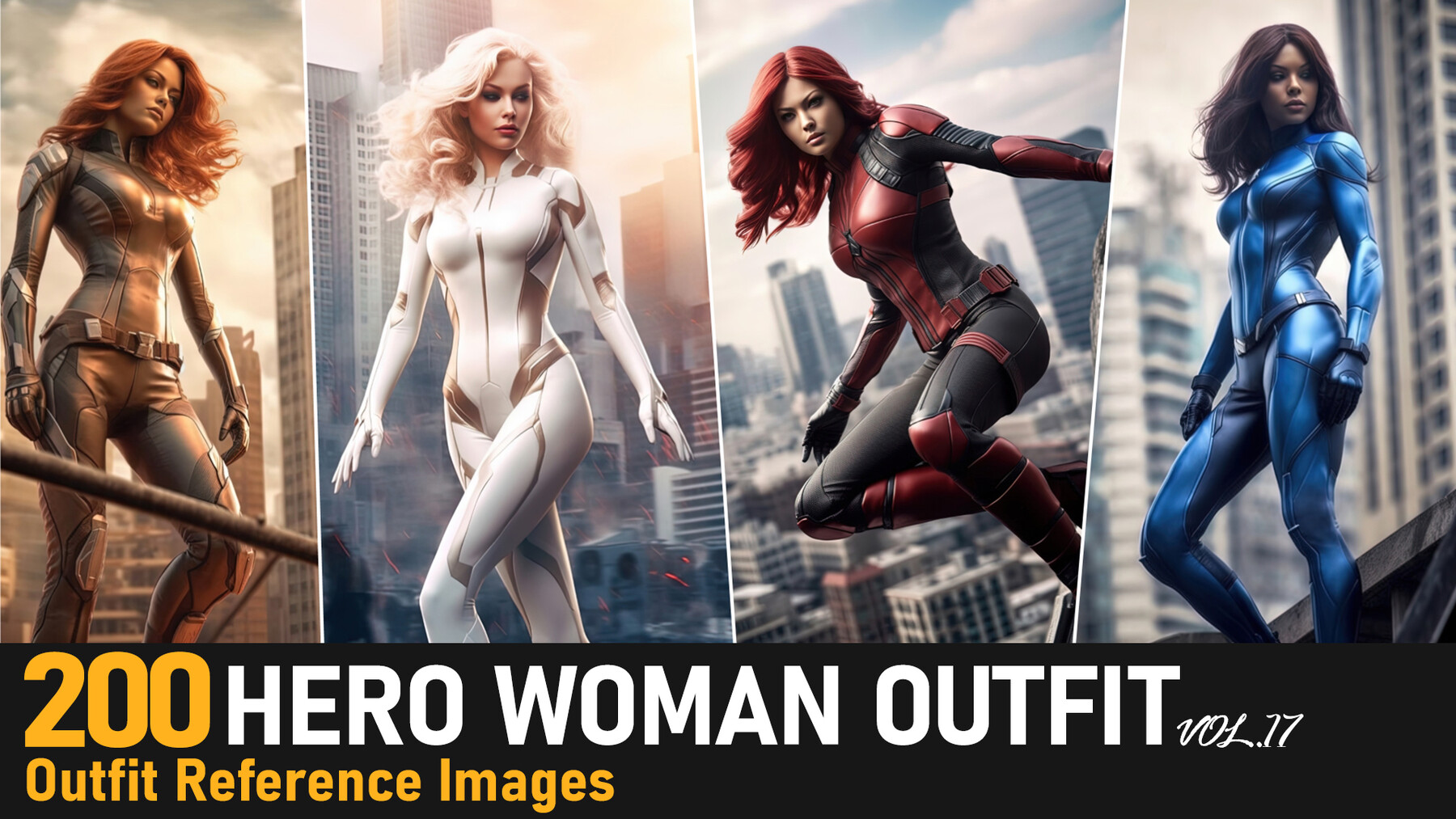 marvel female characters costumes