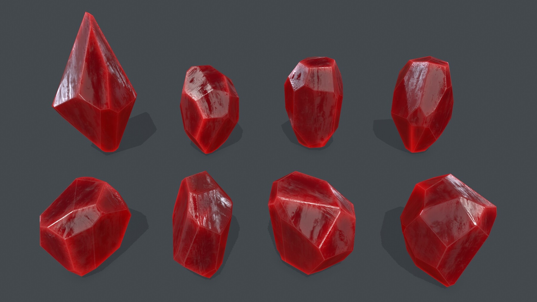 ArtStation - crystal set | Game Assets