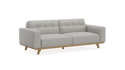 Rivet Bigelow Modern Sofa Couch 3D Model