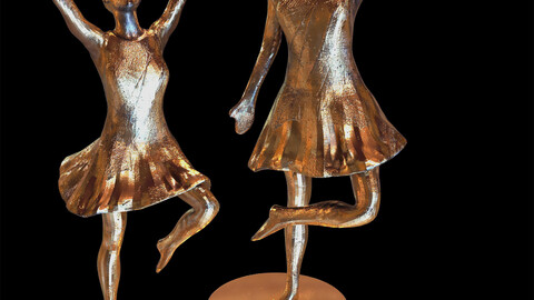 Dance decorative sculpture