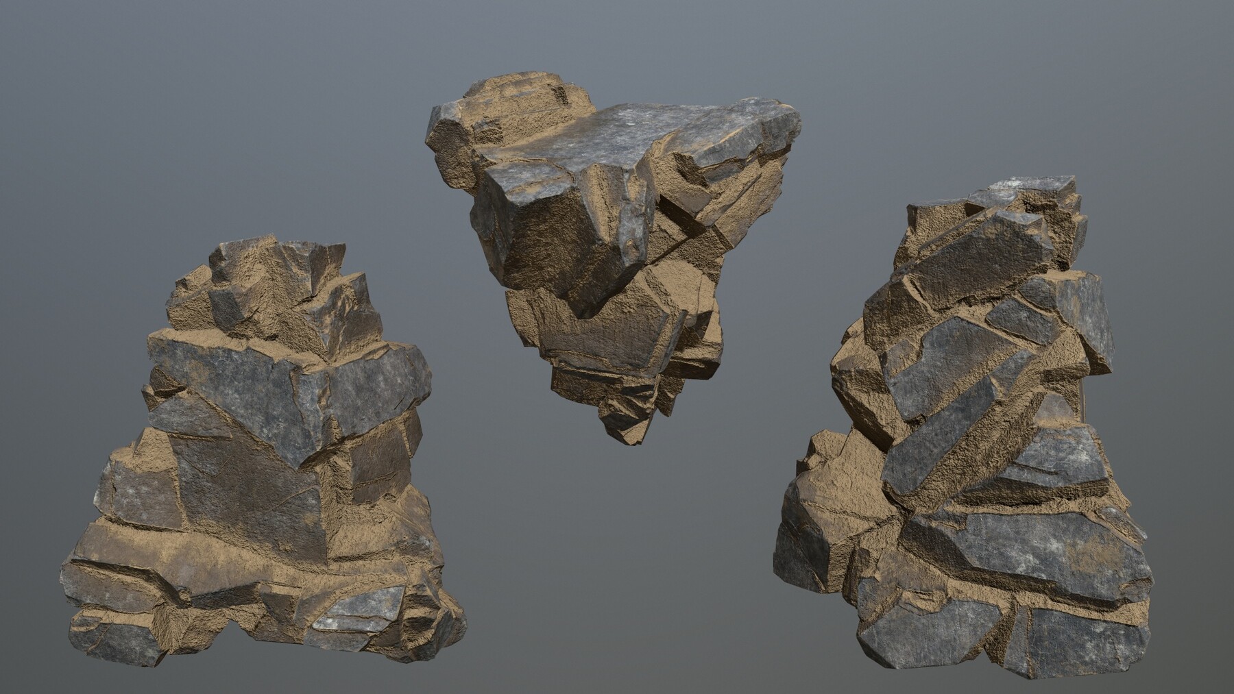 ArtStation - desert rocks | Game Assets