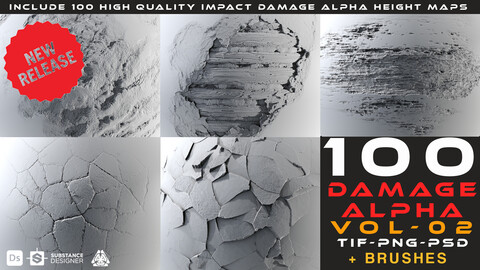 100 Damage Alpha - vol 02 + 100 Brush