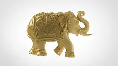 Elephant 3D-print Model File-3