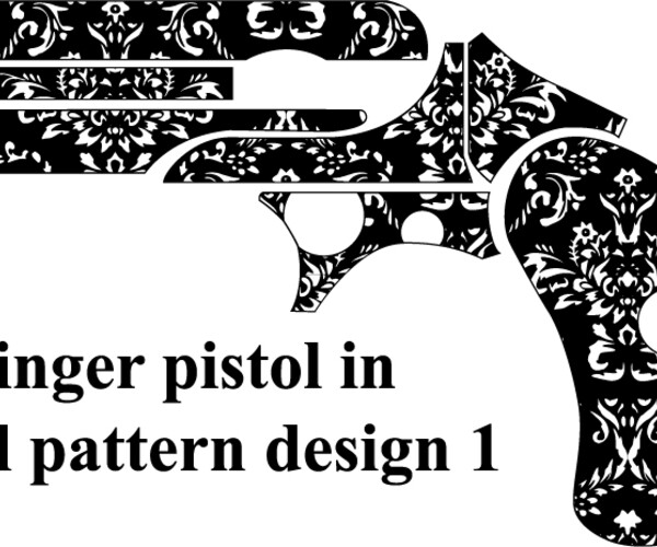 ArtStation - 1911 Gun engraving blank template vector, svg, dxf, laser  engraving, cnc cutting file