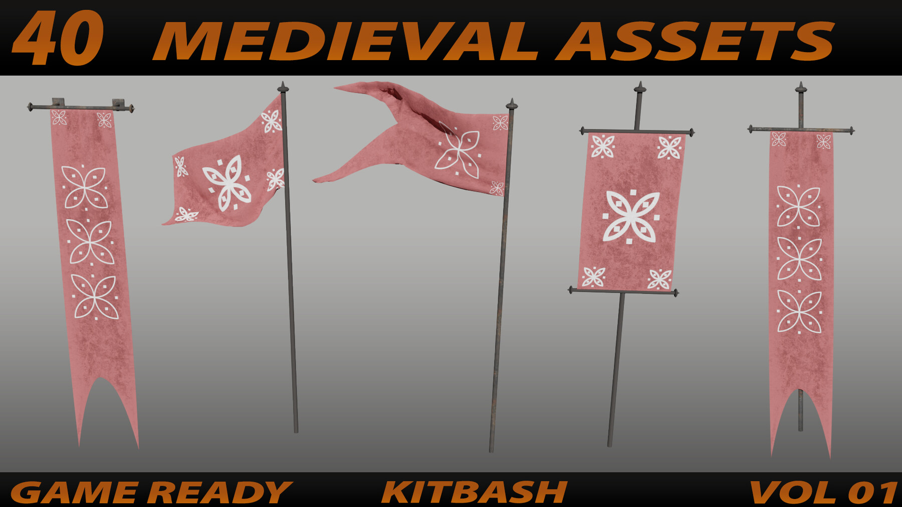 ArtStation - MEDIEVAL ASSETS VOL 01 | Game Assets