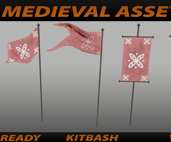 ArtStation - MEDIEVAL ASSETS VOL 01 | Game Assets