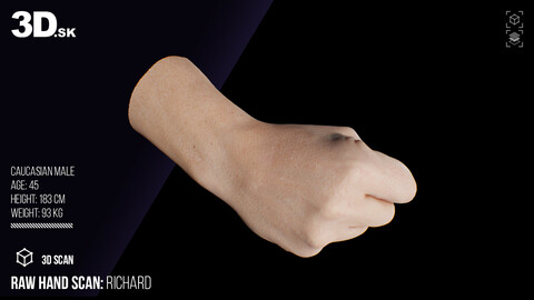 Raw Hand Scan | Richard Fist