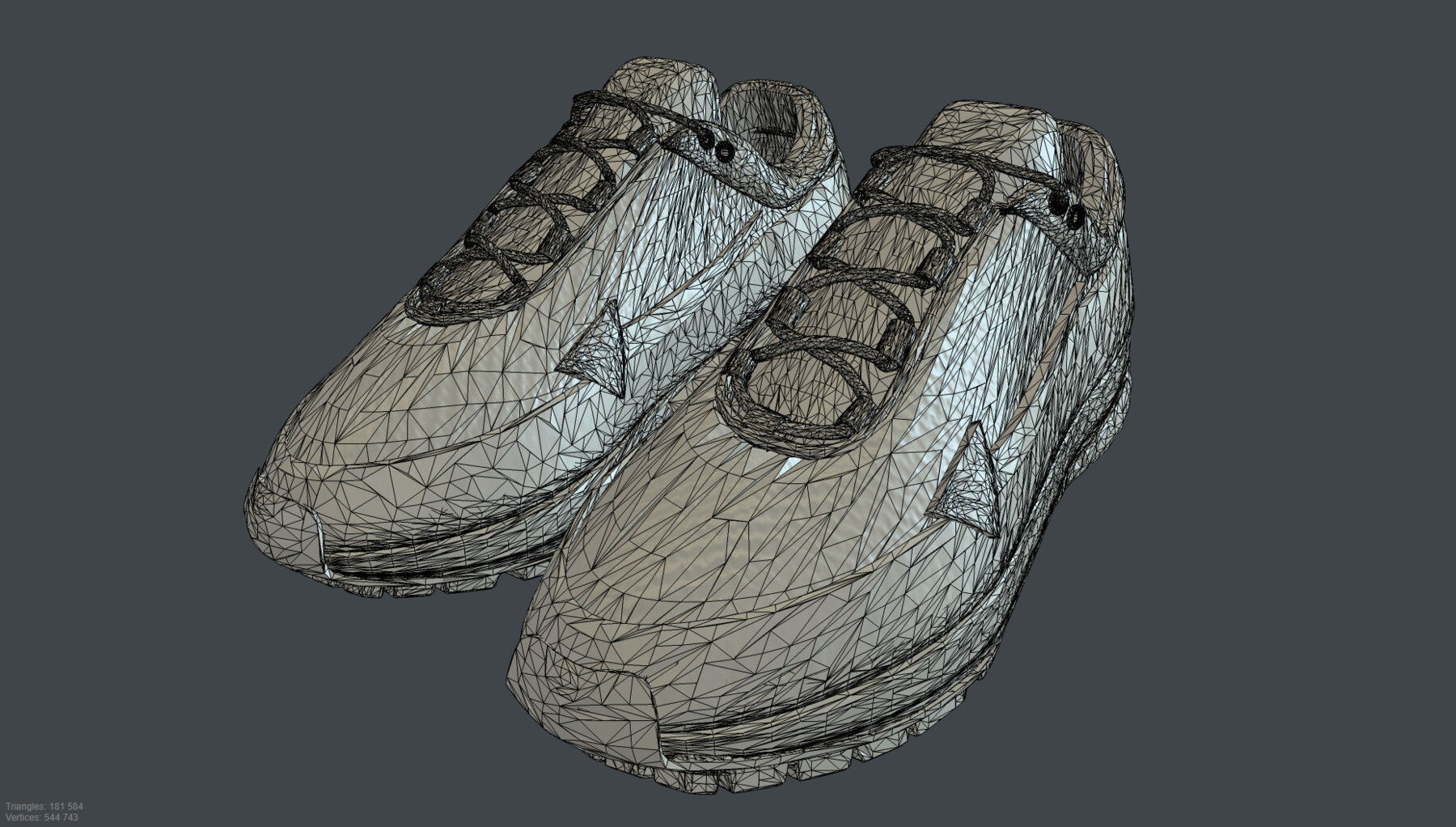 ArtStation - NIKE AIR PULSE x OFF WHITE SHOES Low-poly | Game Assets