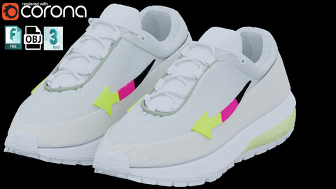 NIKE AIR PULSE x OFF WHITE SHOES Low-poly