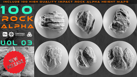 100 Rock Alpha - Vol 03 + 100 Brush