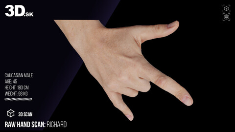 Raw Hand Scan | Richard Rock