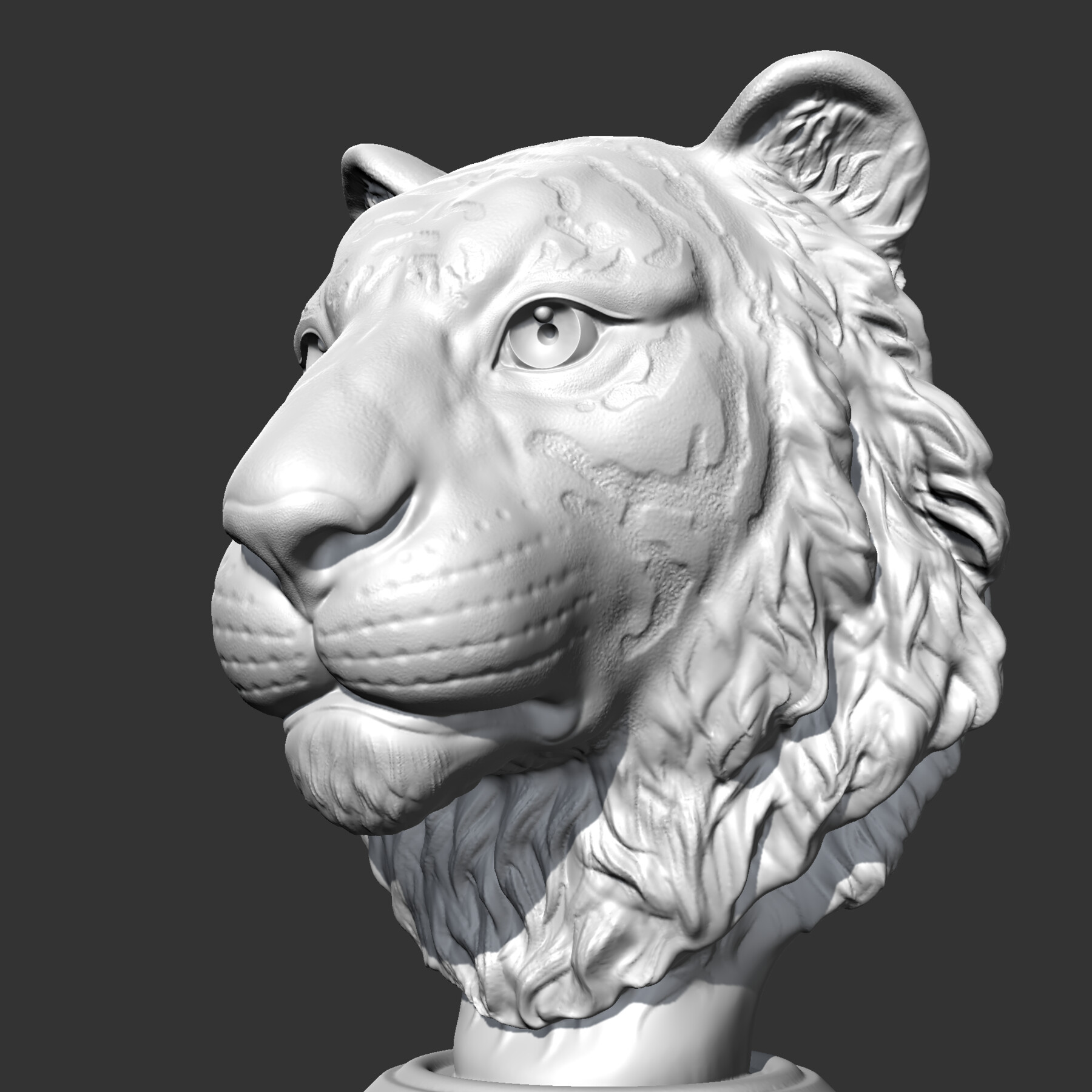 ArtStation - Tiger Head AM16 3D print model | Resources