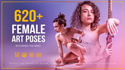 620 Female Art Poses Reference Pictures